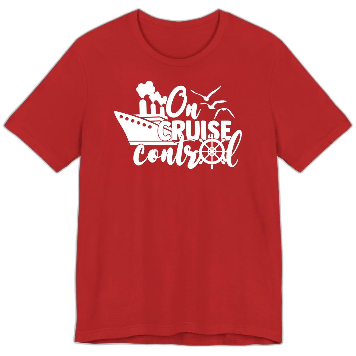 On Cruise Control Premium T-Shirt in Red