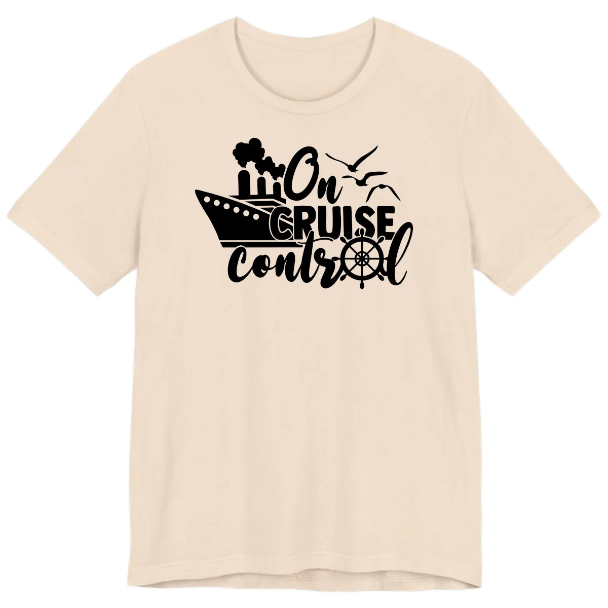 On Cruise Control Premium T-Shirt in Soft Cream