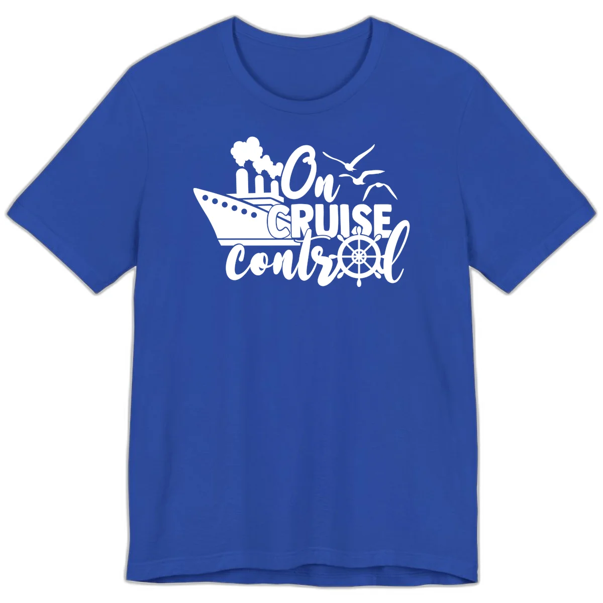 On Cruise Control Premium T-Shirt in True Royal