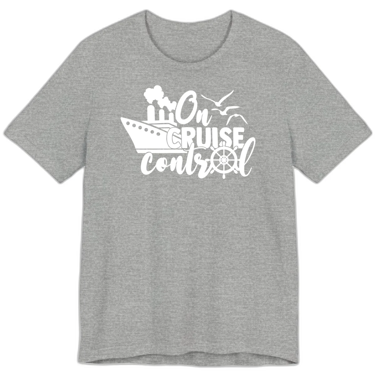 On Cruise Control Premium T-Shirt in Athletic Heather