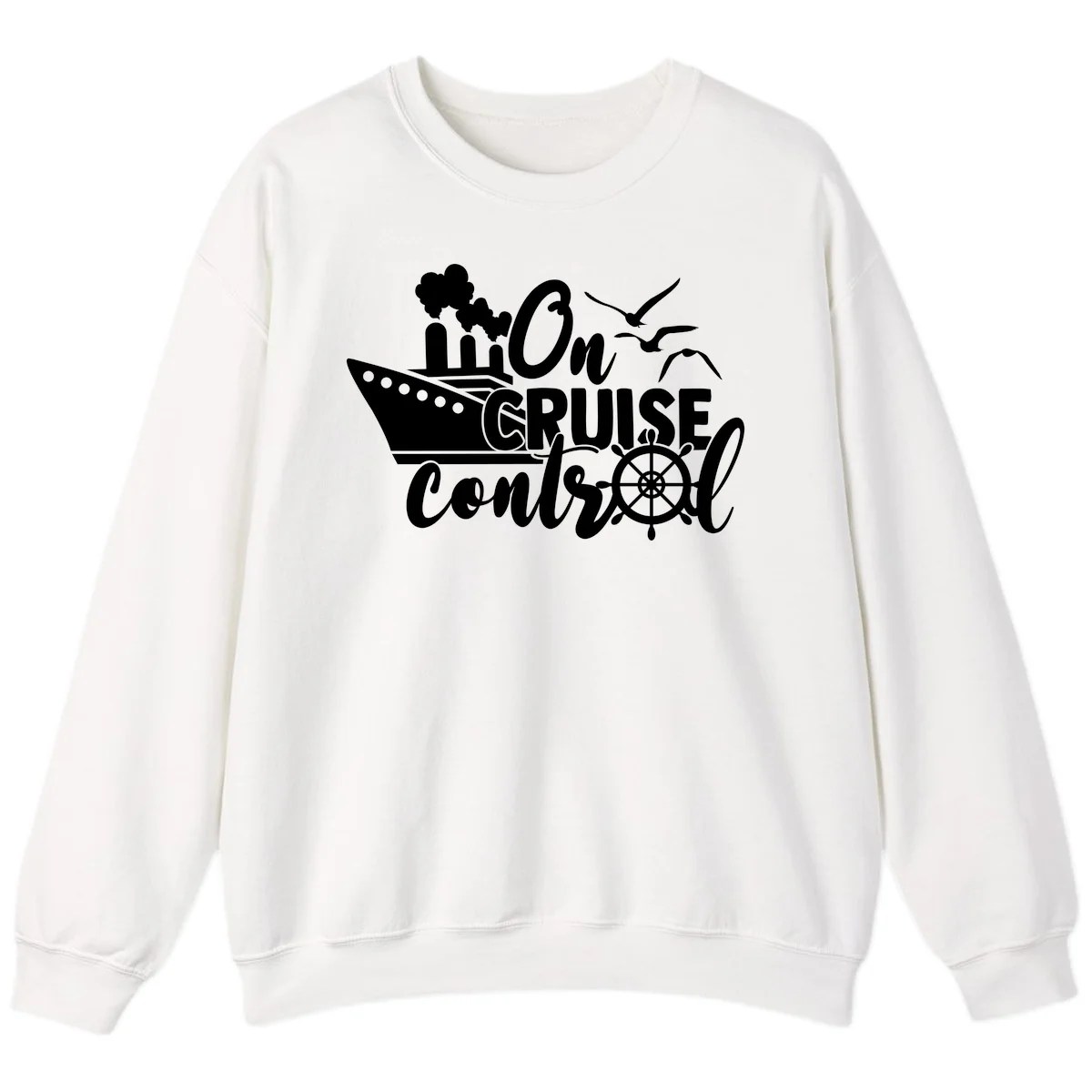 On Cruise Control Sweatshirt in White