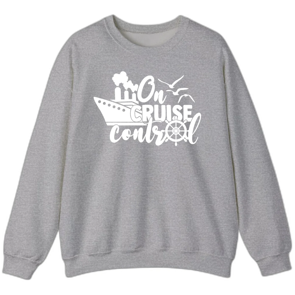 On Cruise Control Sweatshirt in Sport Grey