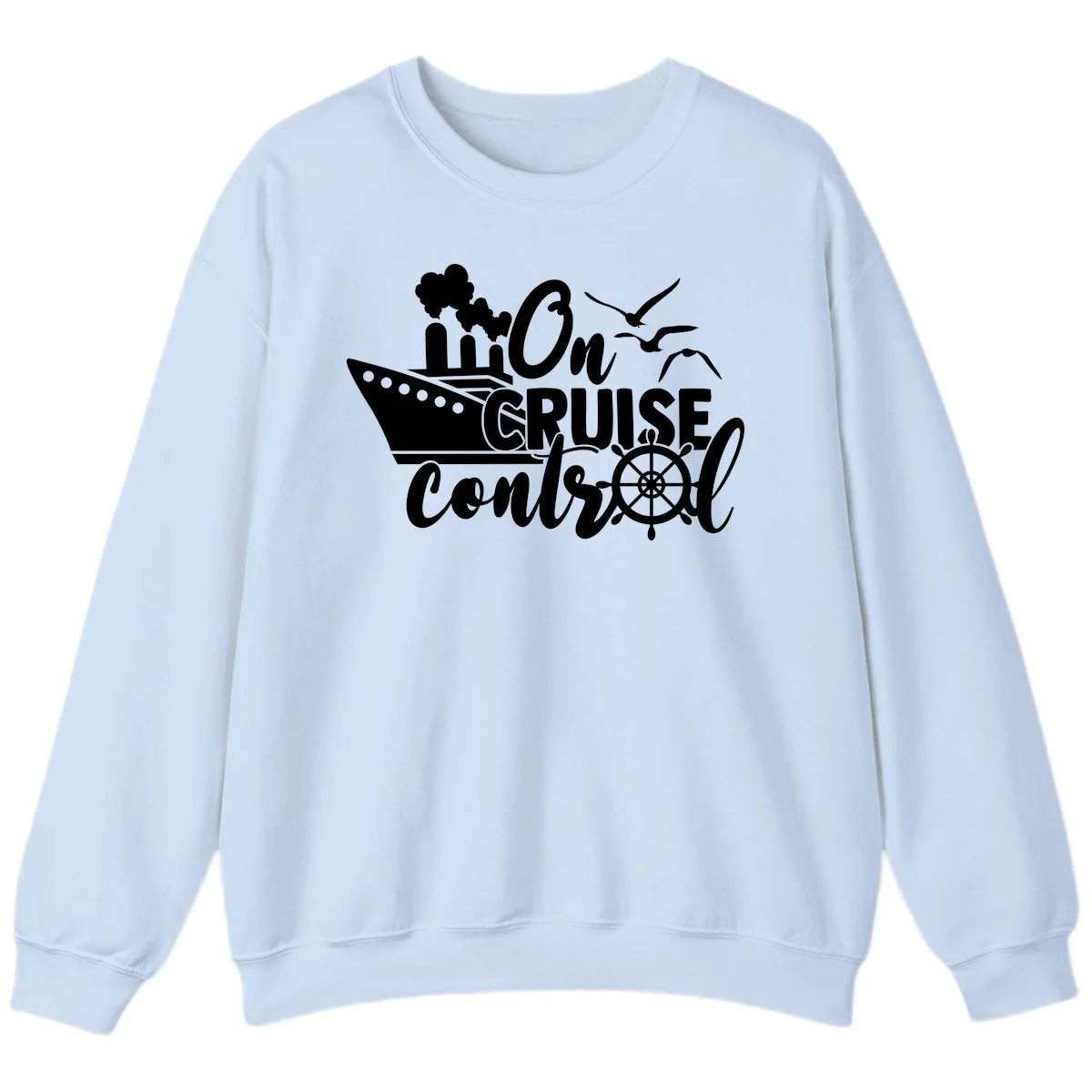 On Cruise Control Sweatshirt in Light Blue