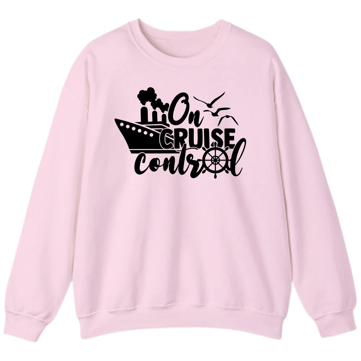 On Cruise Control Sweatshirt in Light Pink