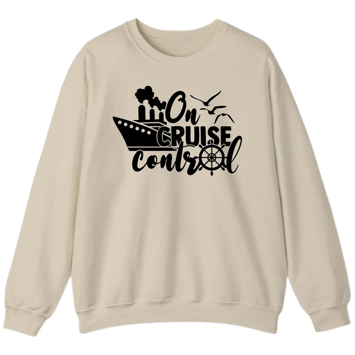 On Cruise Control Sweatshirt in Sand