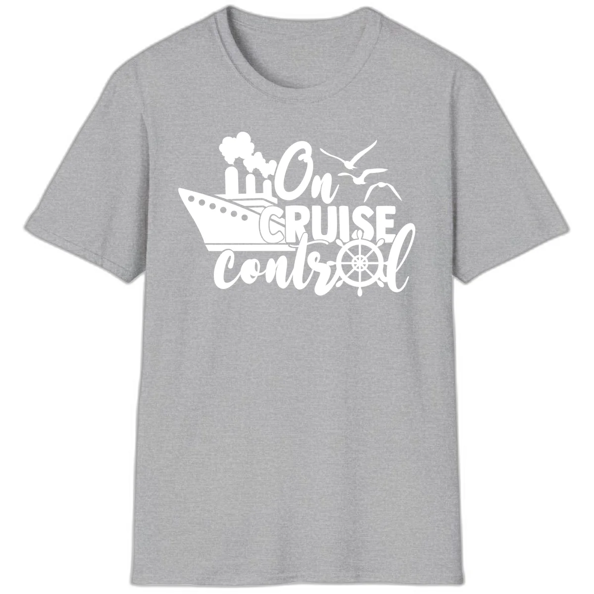 On Cruise Control T-Shirt in Sport Grey