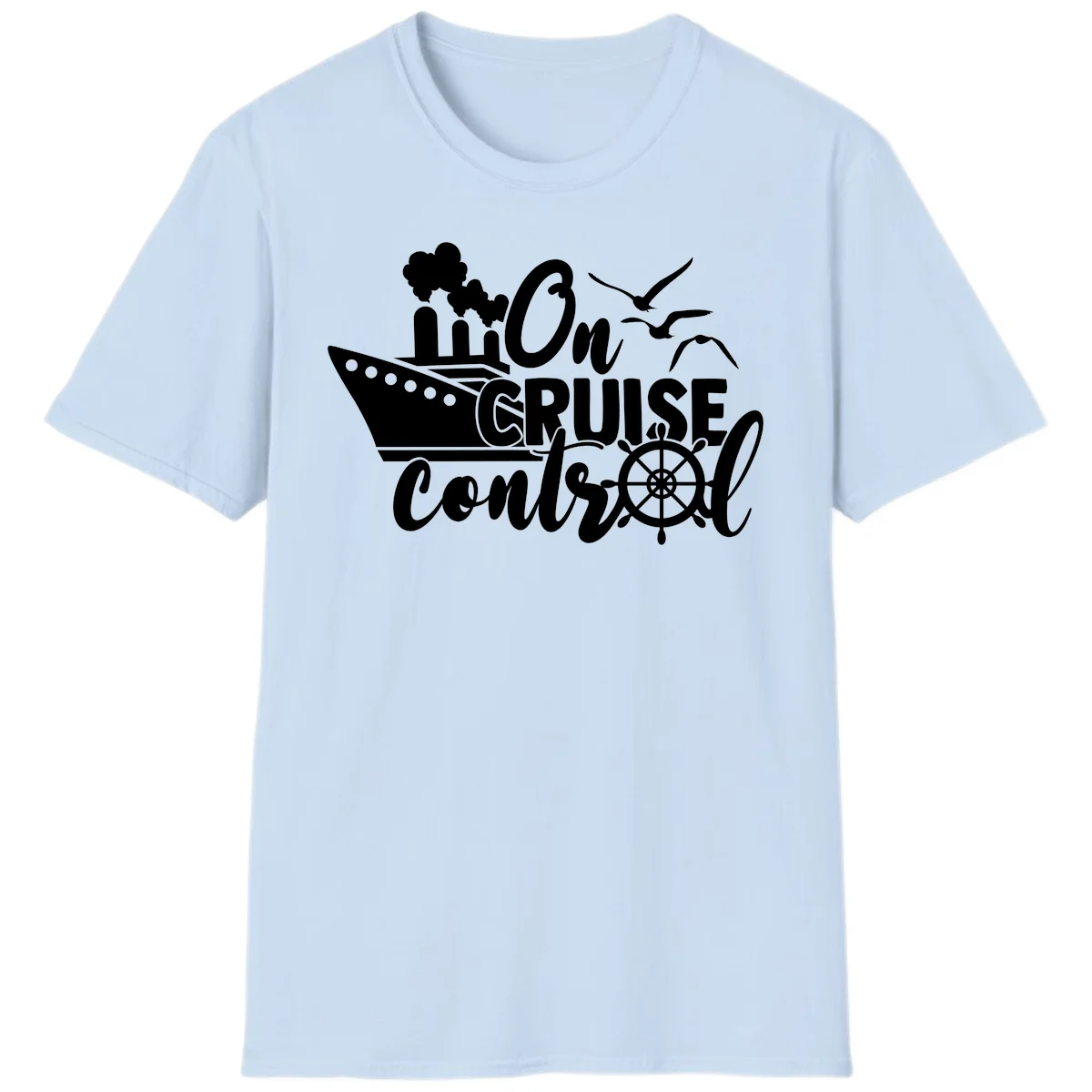 On Cruise Control T-Shirt in Light Blue