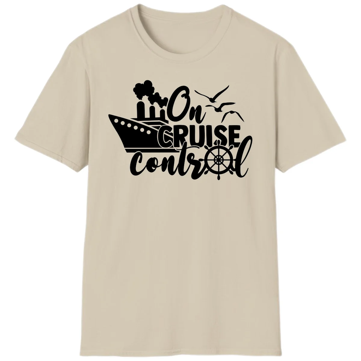On Cruise Control T-Shirt in Sand