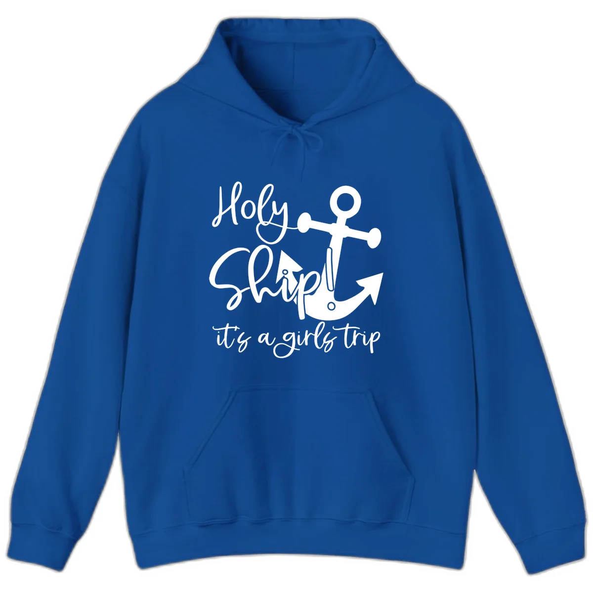 Holy Ship Girls Trip Anchor Hoodie in Royal