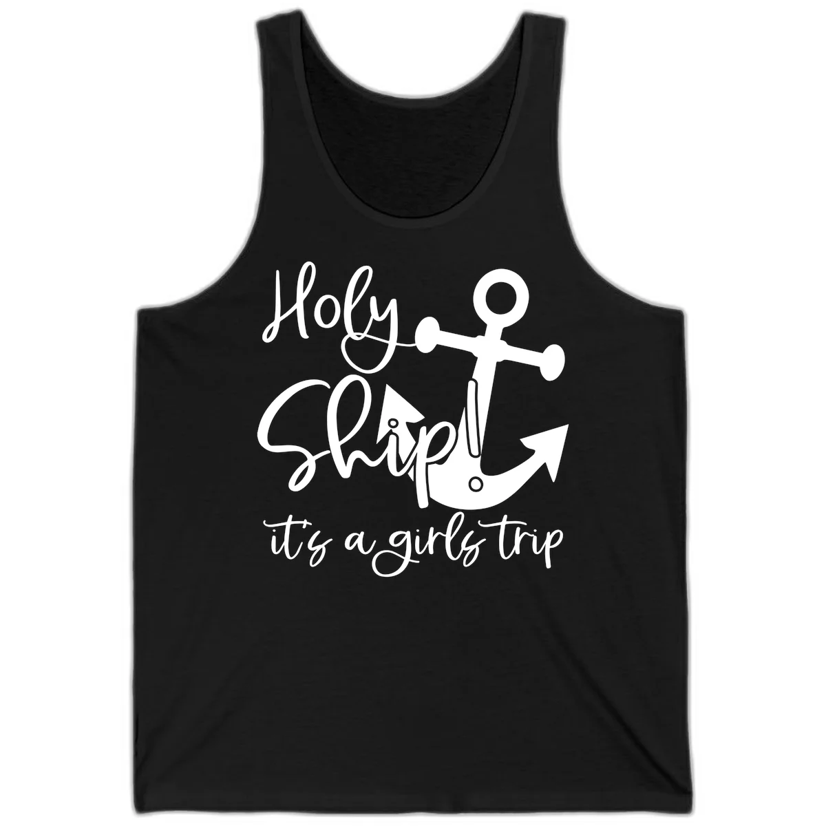 Holy Ship Girls Trip Anchor Tank in Black