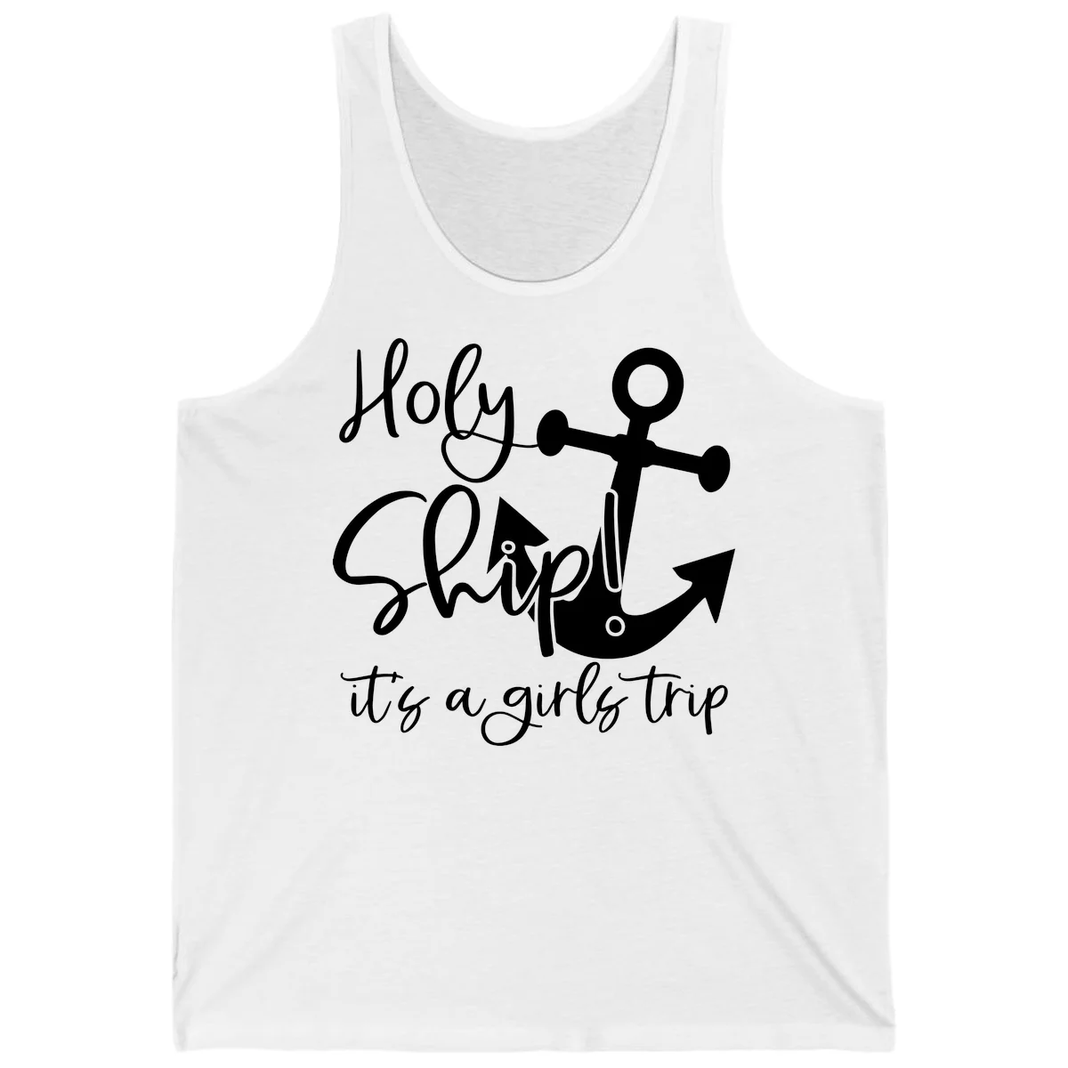 Holy Ship Girls Trip Anchor Tank in White