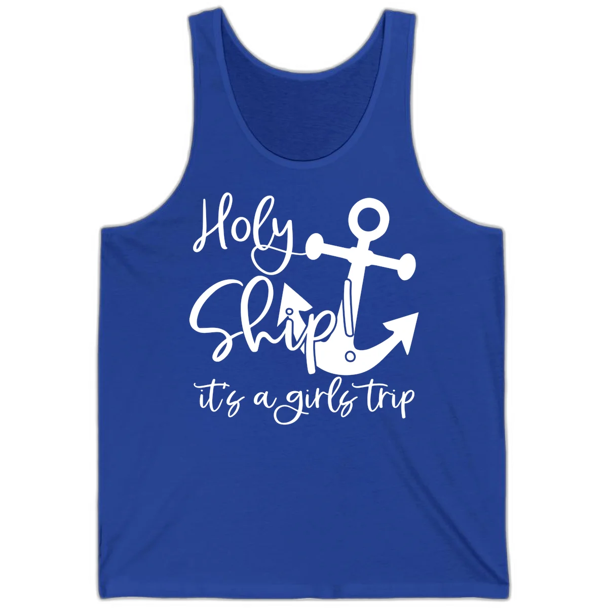 Holy Ship Girls Trip Anchor Tank in True Royal