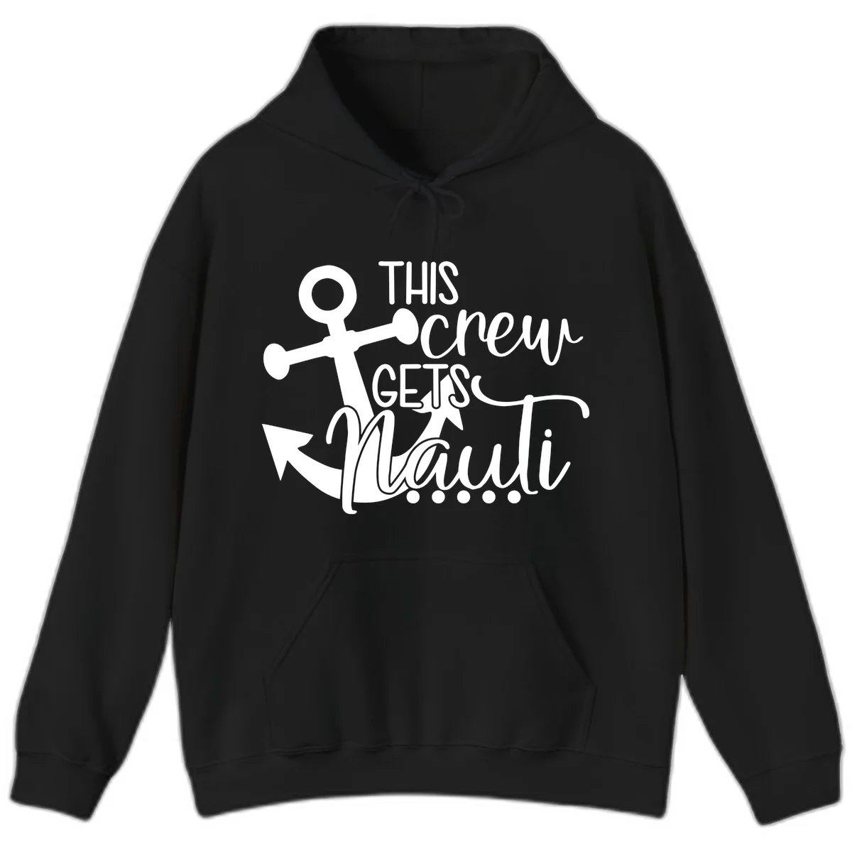 This Crew Gets Maui Hoodie in Black