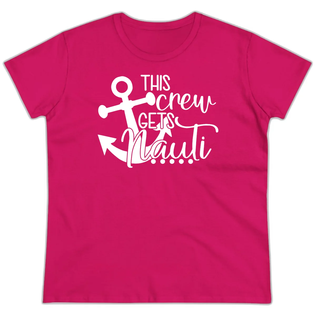 This Crew Gets Maui Ladies Tee in Heliconia