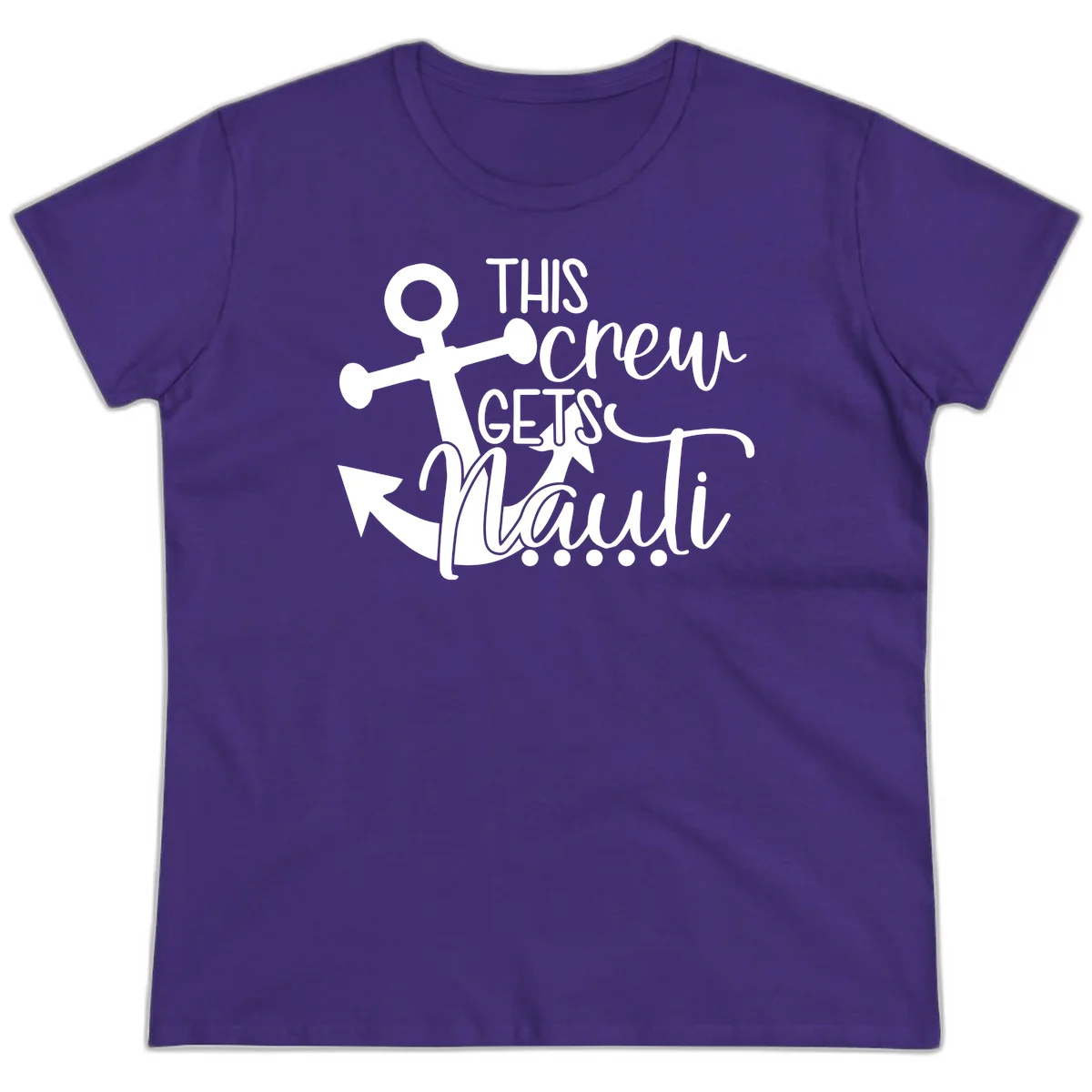 This Crew Gets Maui Ladies Tee in Purple
