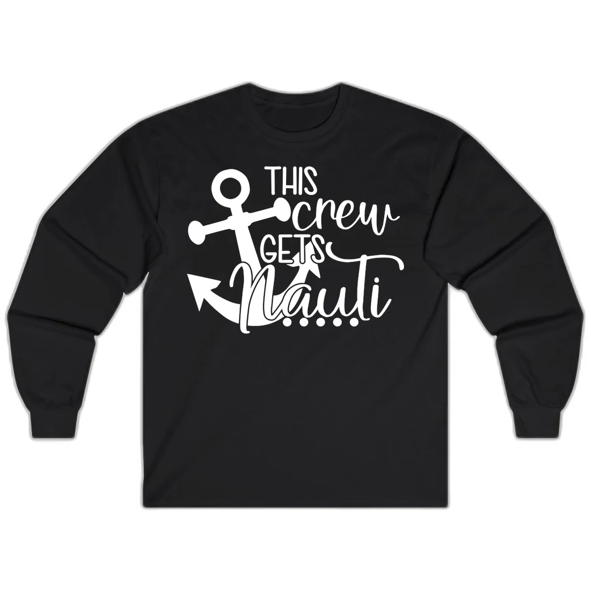 This Crew Gets Maui Long Sleeve in Black