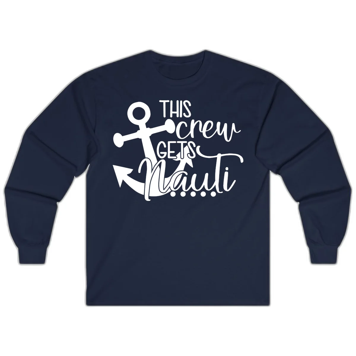 This Crew Gets Maui Long Sleeve in Navy