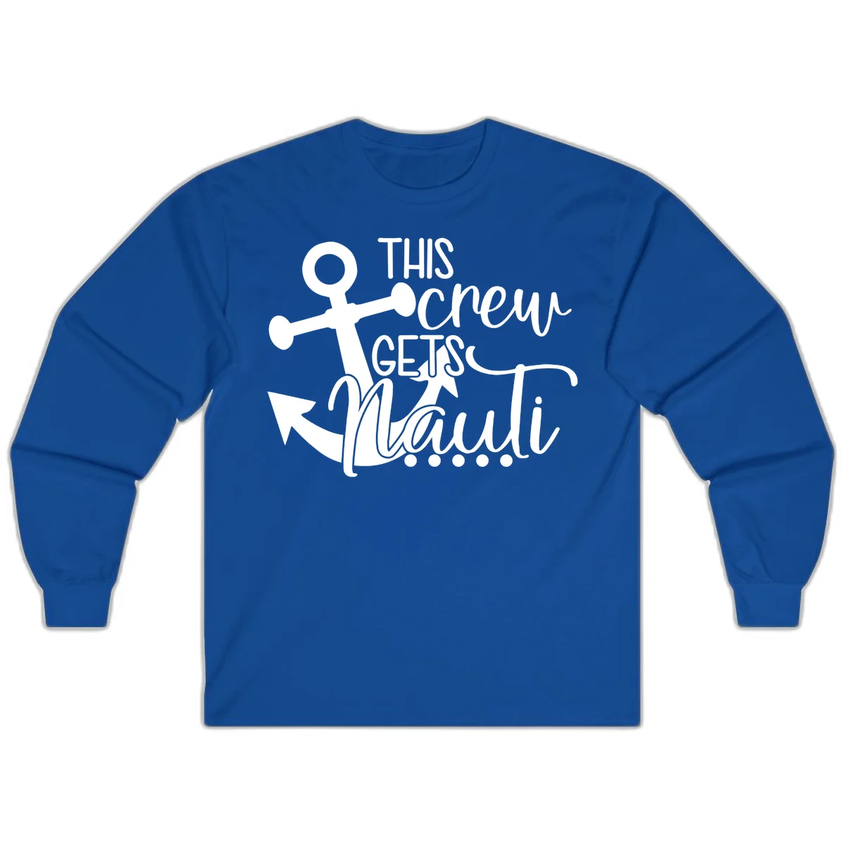 This Crew Gets Maui Long Sleeve in Royal