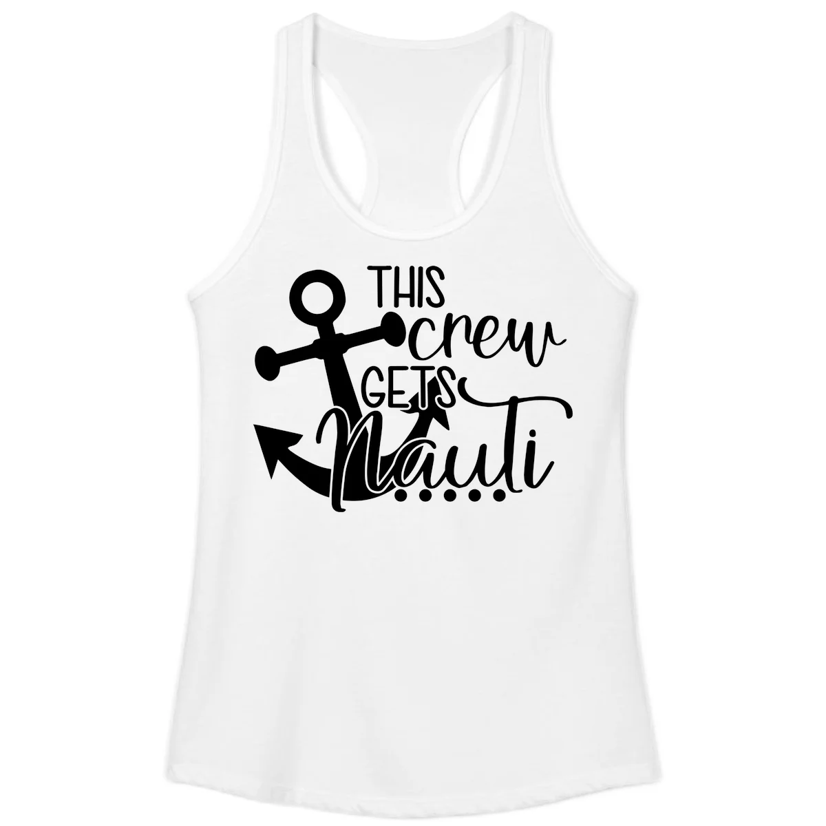 This Crew Gets Maui Ladies Tank in White