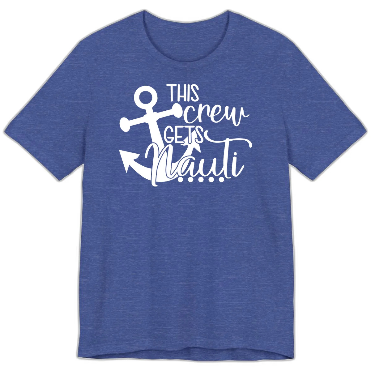 This Crew Gets Maui Premium T-Shirt in Heather True Royal