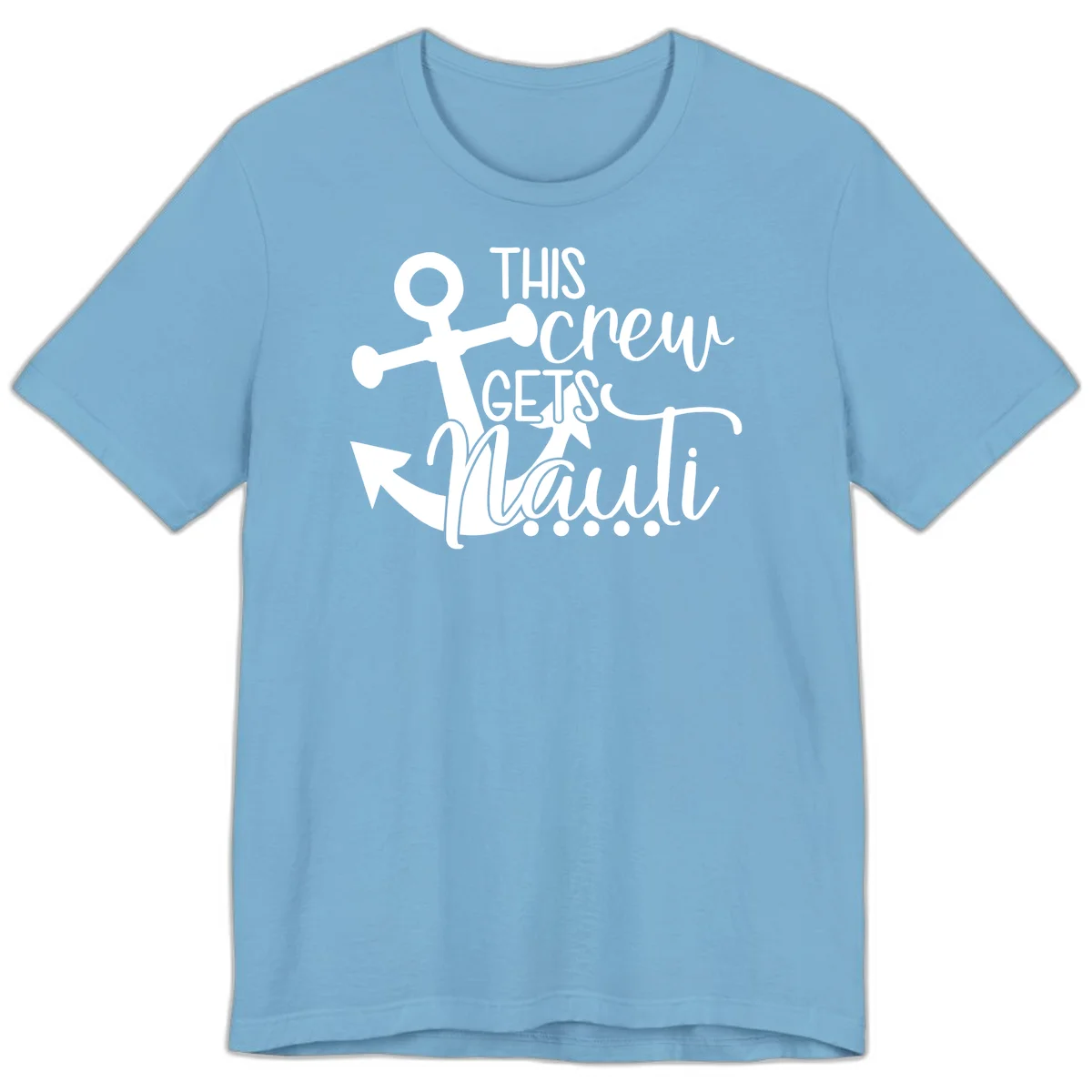 This Crew Gets Maui Premium T-Shirt in Ocean Blue