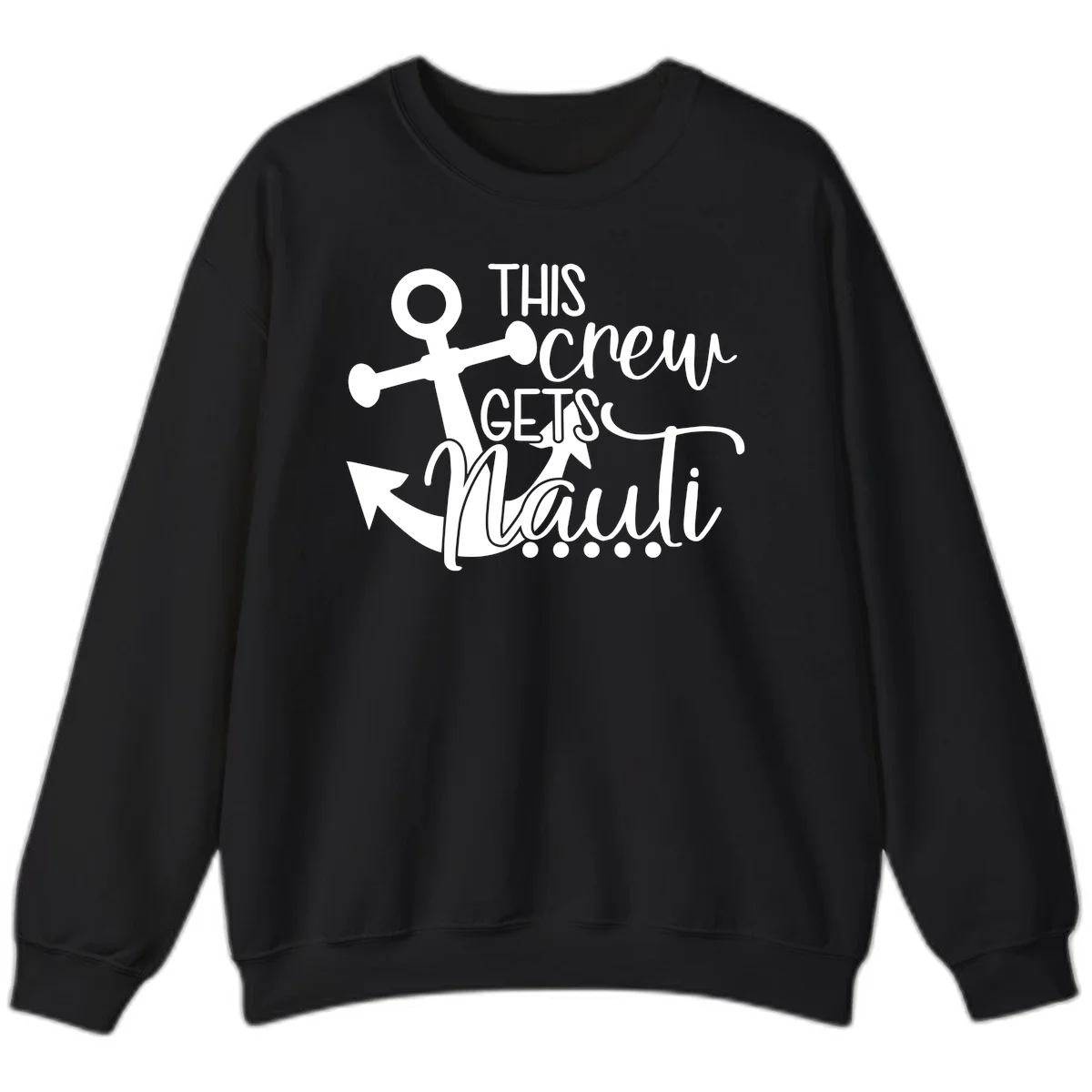 This Crew Gets Maui Sweatshirt in Black
