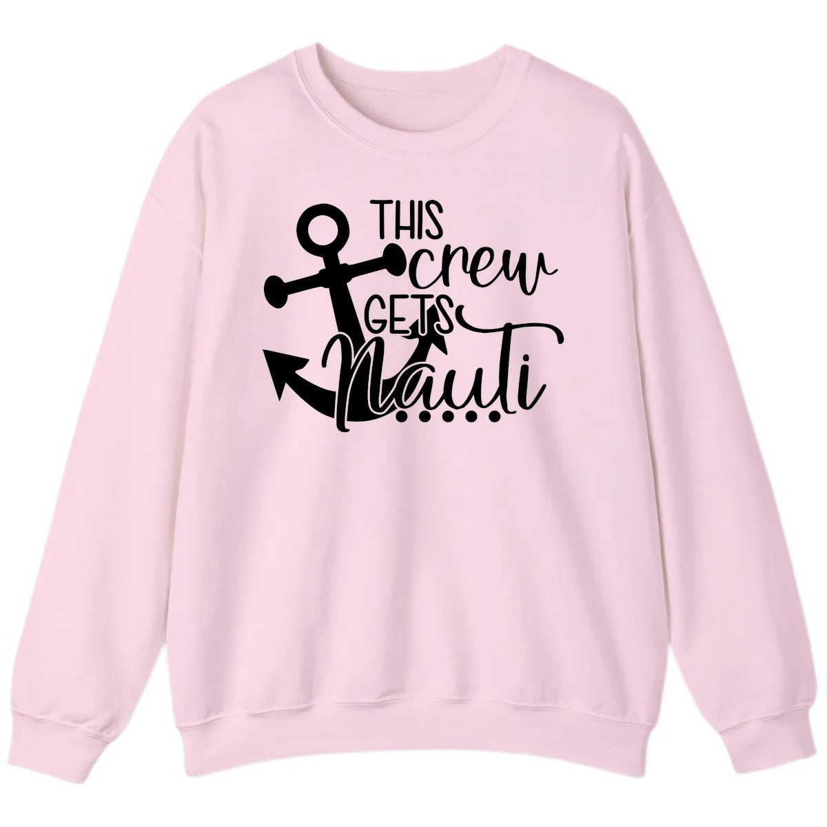 This Crew Gets Maui Sweatshirt in Light Pink