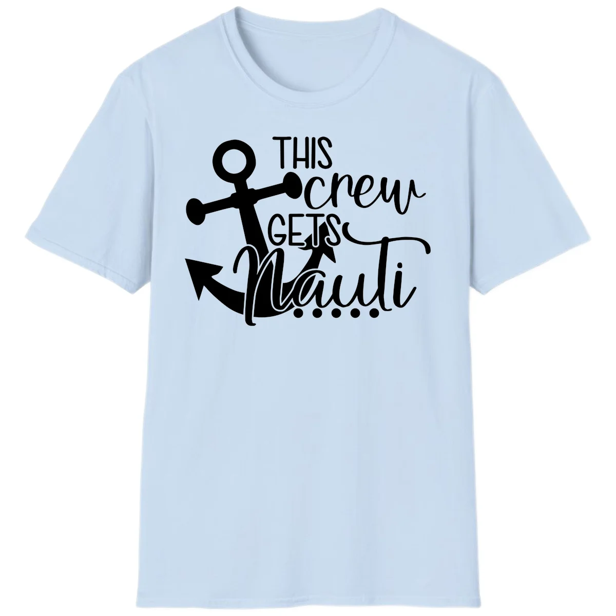 This Crew Gets Maui T-Shirt in Light Blue