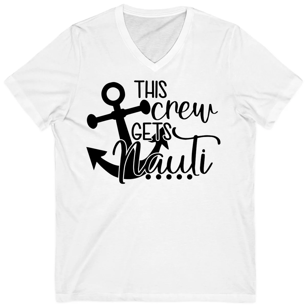 This Crew Gets Maui V-Neck in White