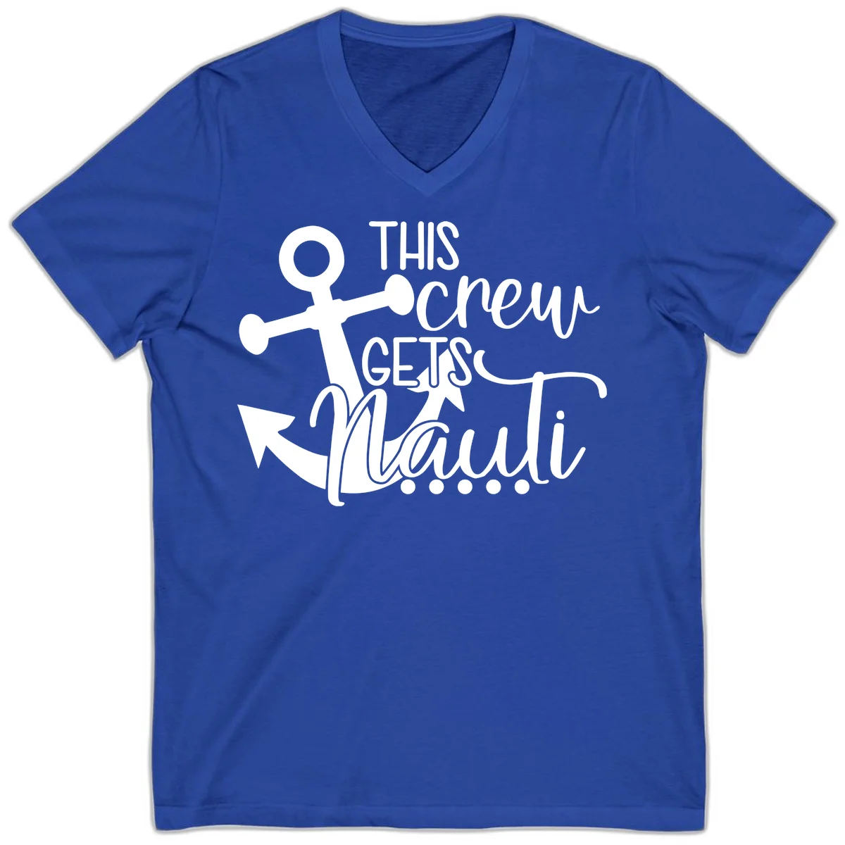 This Crew Gets Maui V-Neck in True Royal