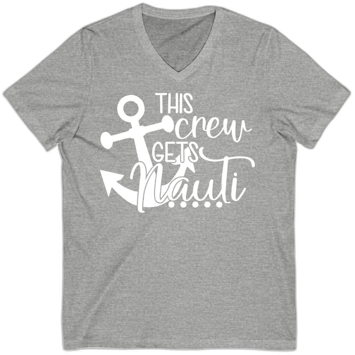 This Crew Gets Maui V-Neck in Athletic Heather