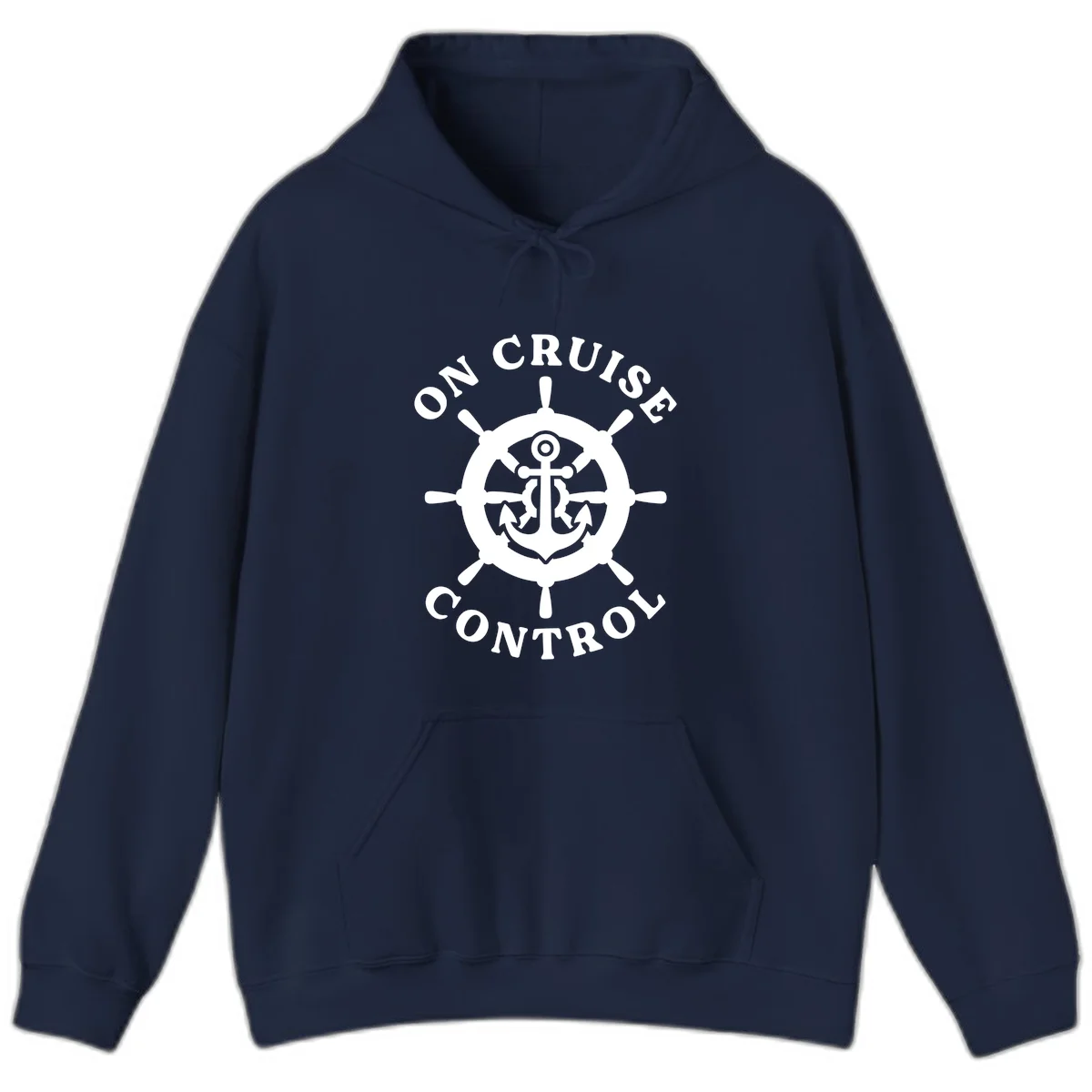 On Cruise Control Anchor Wheel Hoodie in Navy