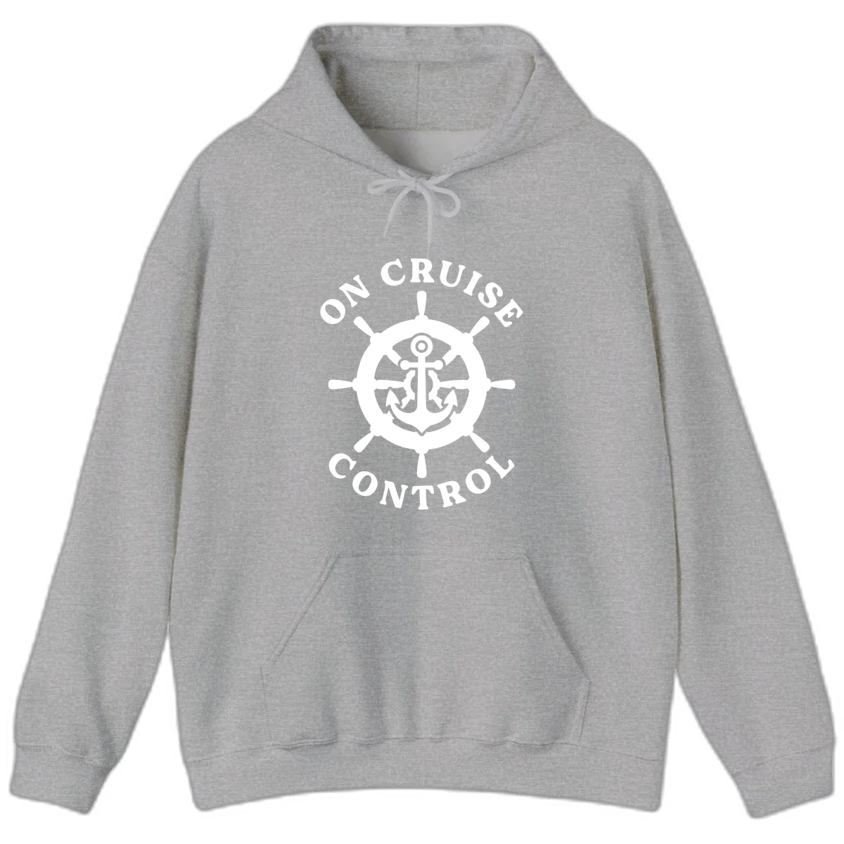 On Cruise Control Anchor Wheel Hoodie in Sport Grey