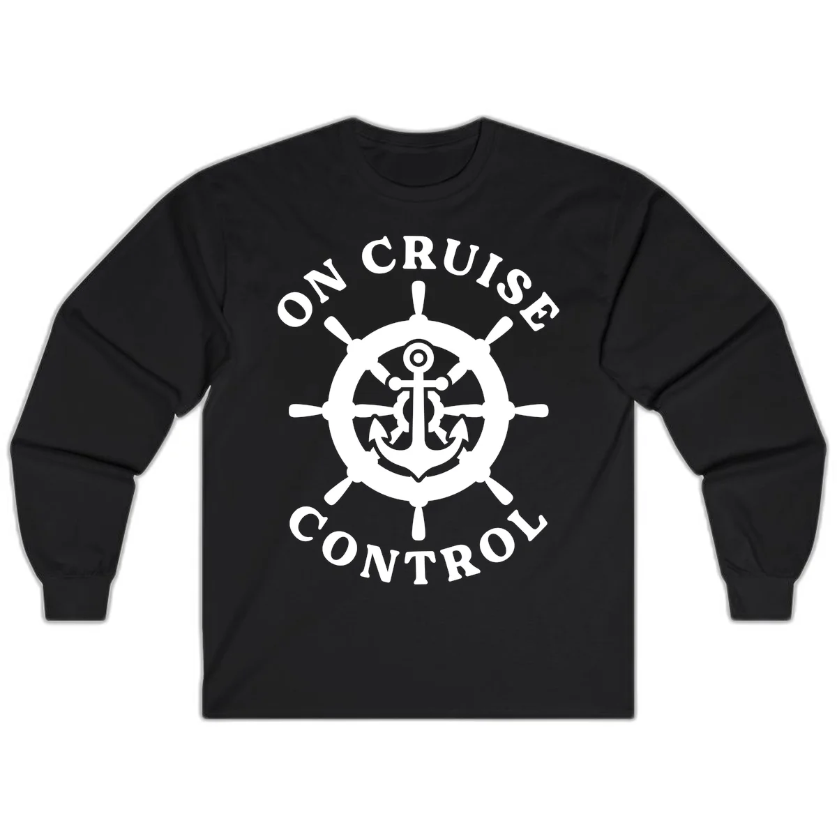 On Cruise Control Anchor Wheel Long Sleeve in Black