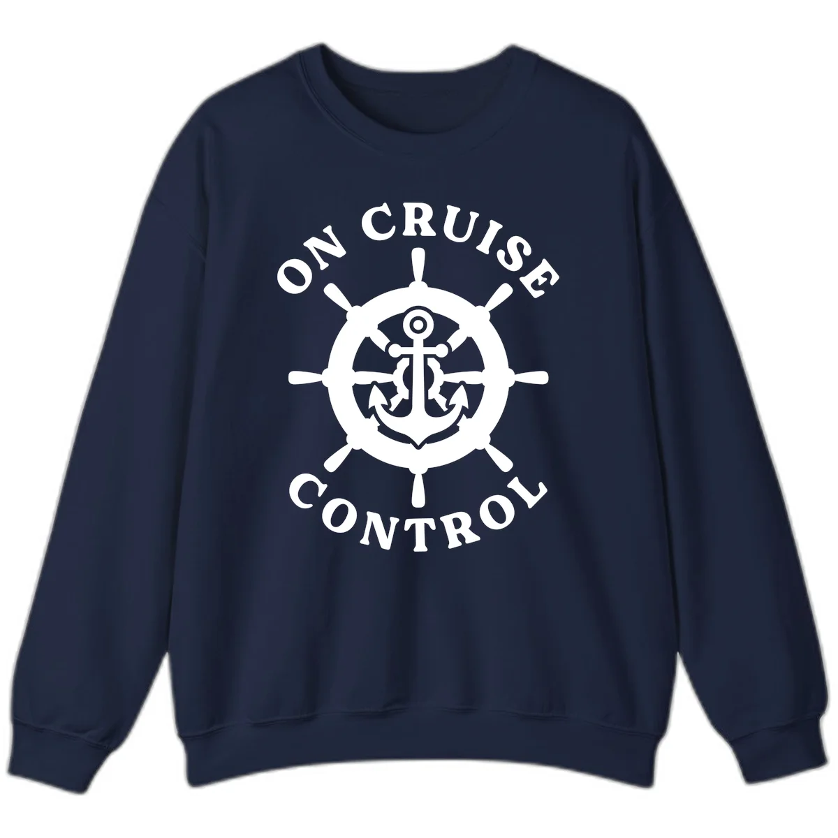 On Cruise Control Anchor Wheel Sweatshirt in Navy