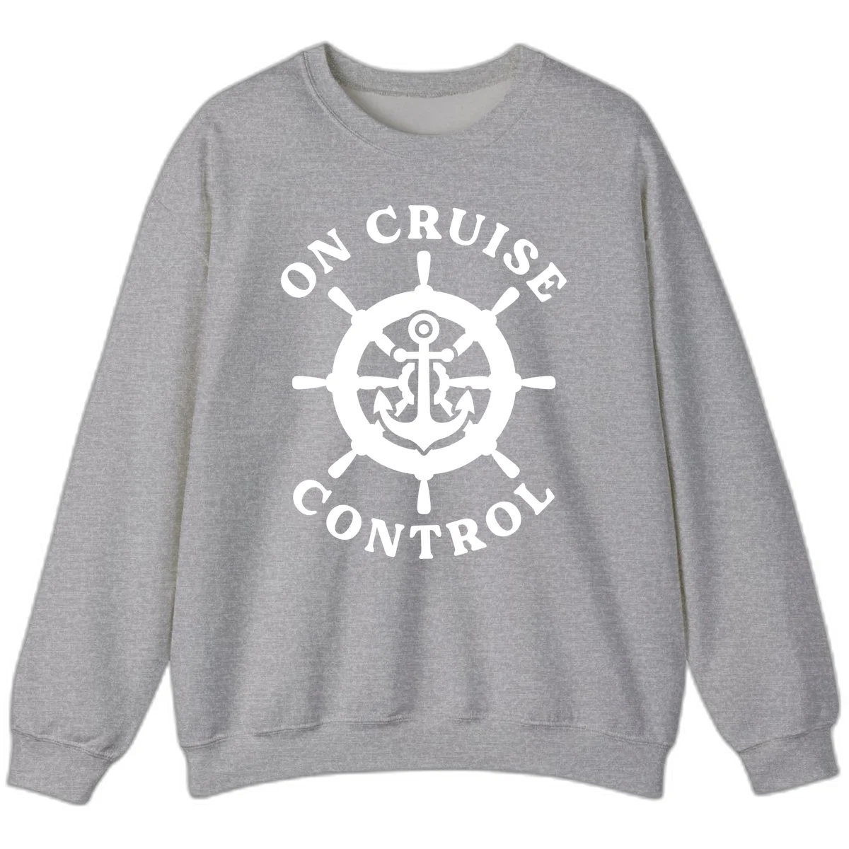 On Cruise Control Anchor Wheel Sweatshirt in Sport Grey