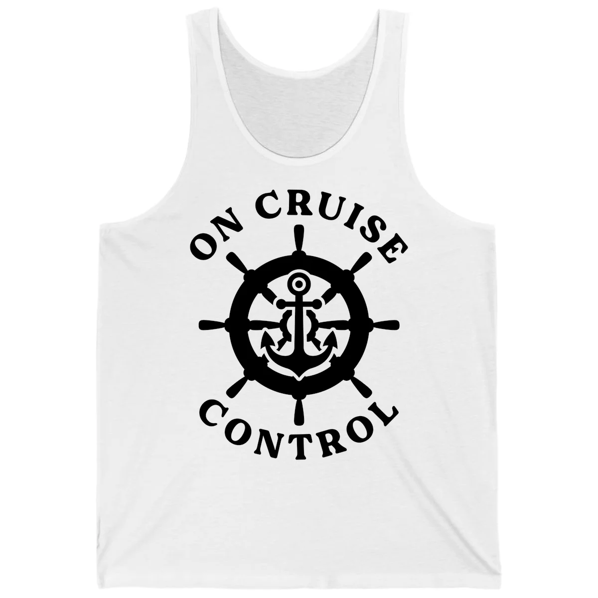 On Cruise Control Anchor Wheel Tank in White
