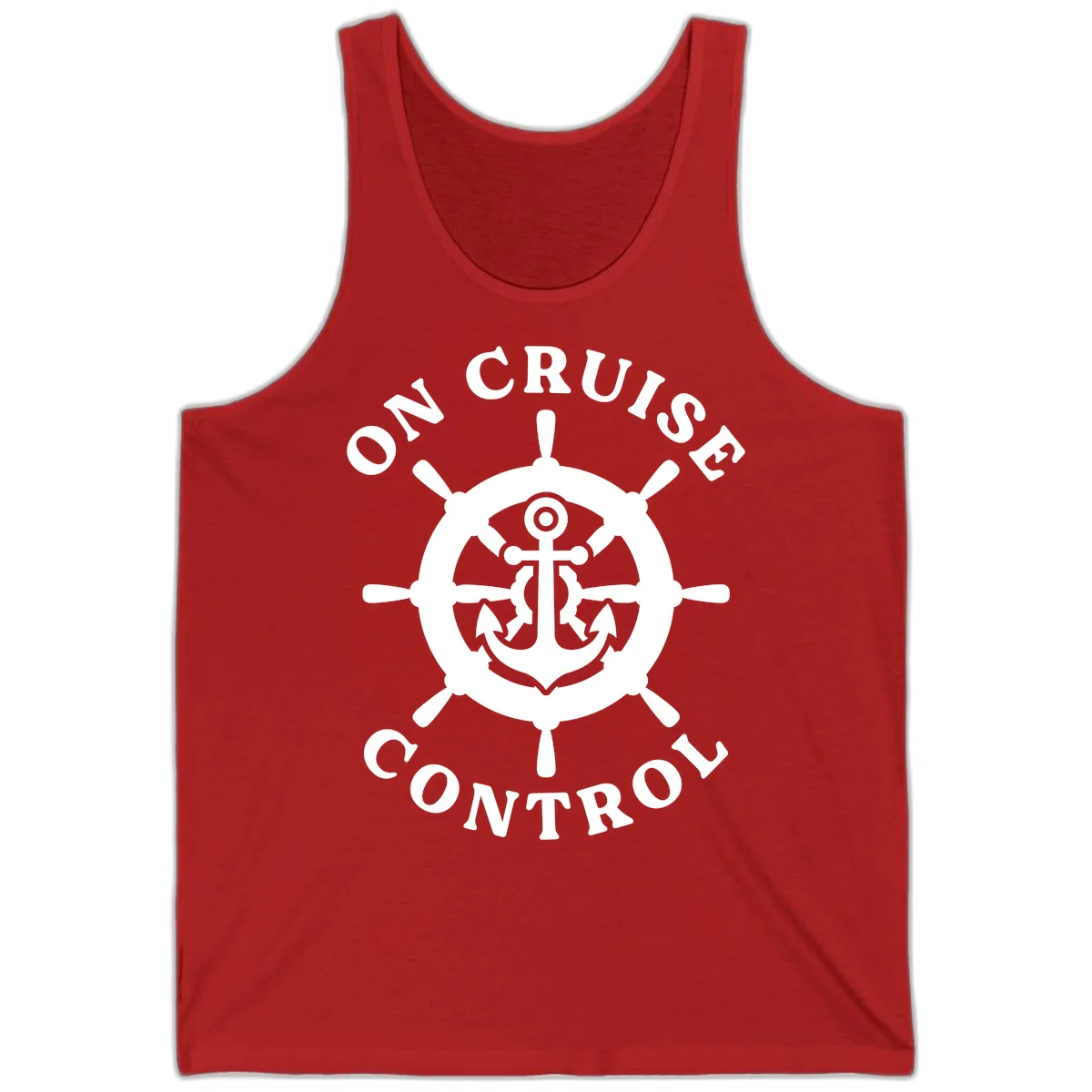 On Cruise Control Anchor Wheel Tank in Red