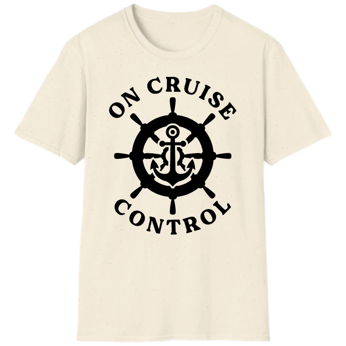 On Cruise Control Anchor Wheel T-Shirt in Natural