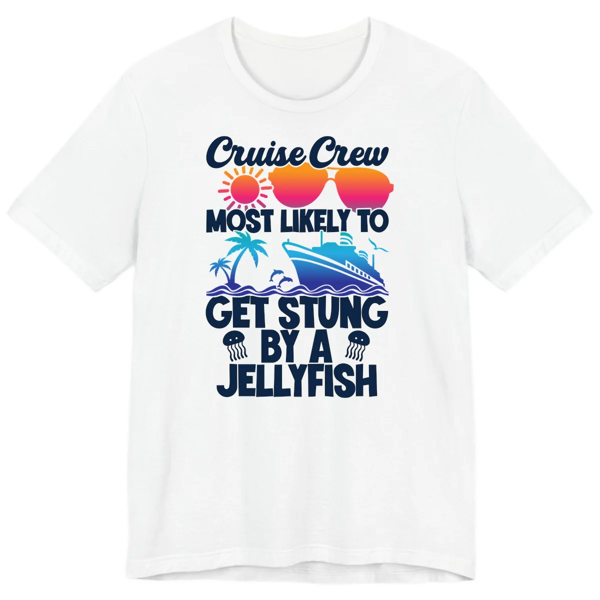 Most Likely To Get Stung By A Jellyfish Premium T-Shirt in White