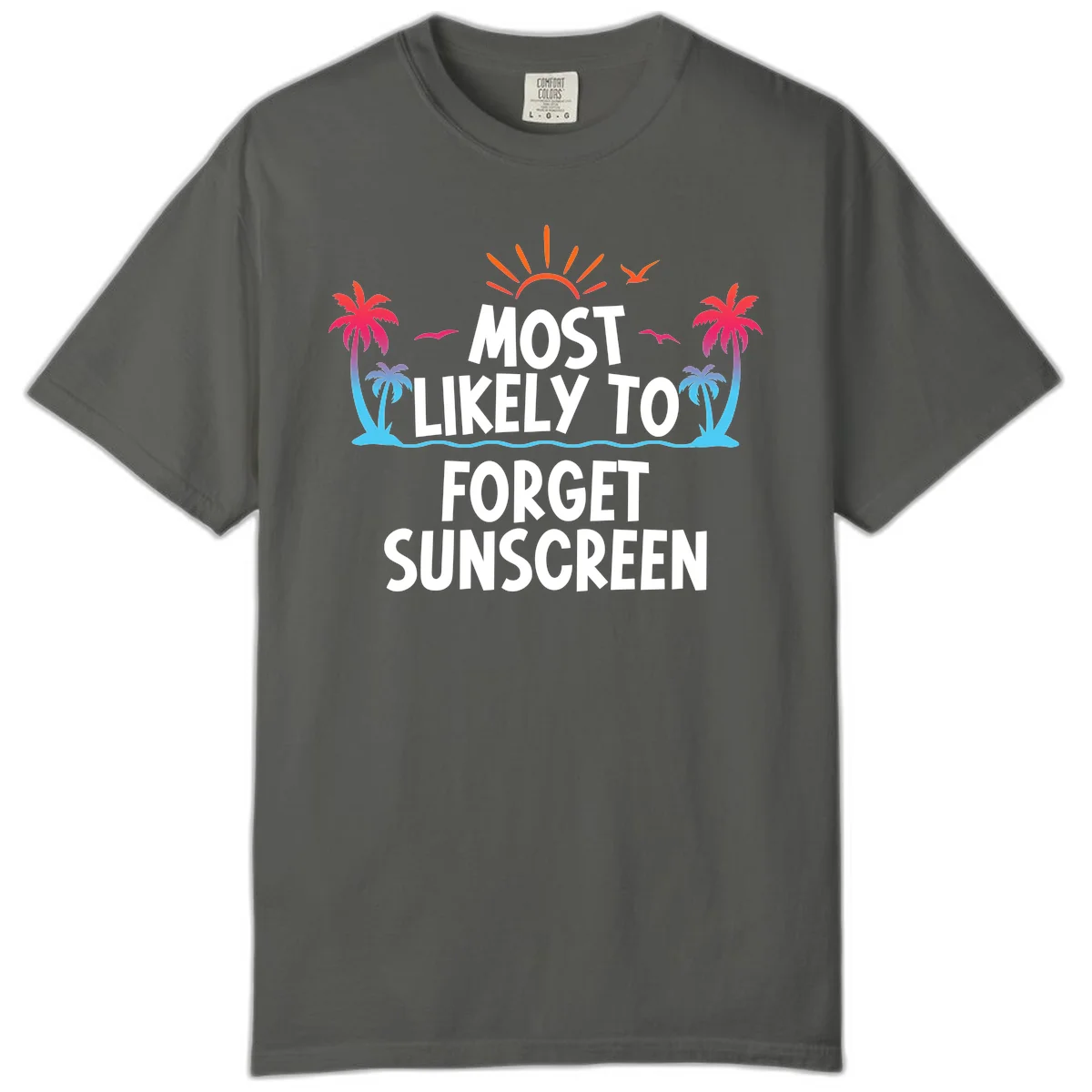 Most Likely To Forget Sunscreen Comfort Color in Pepper