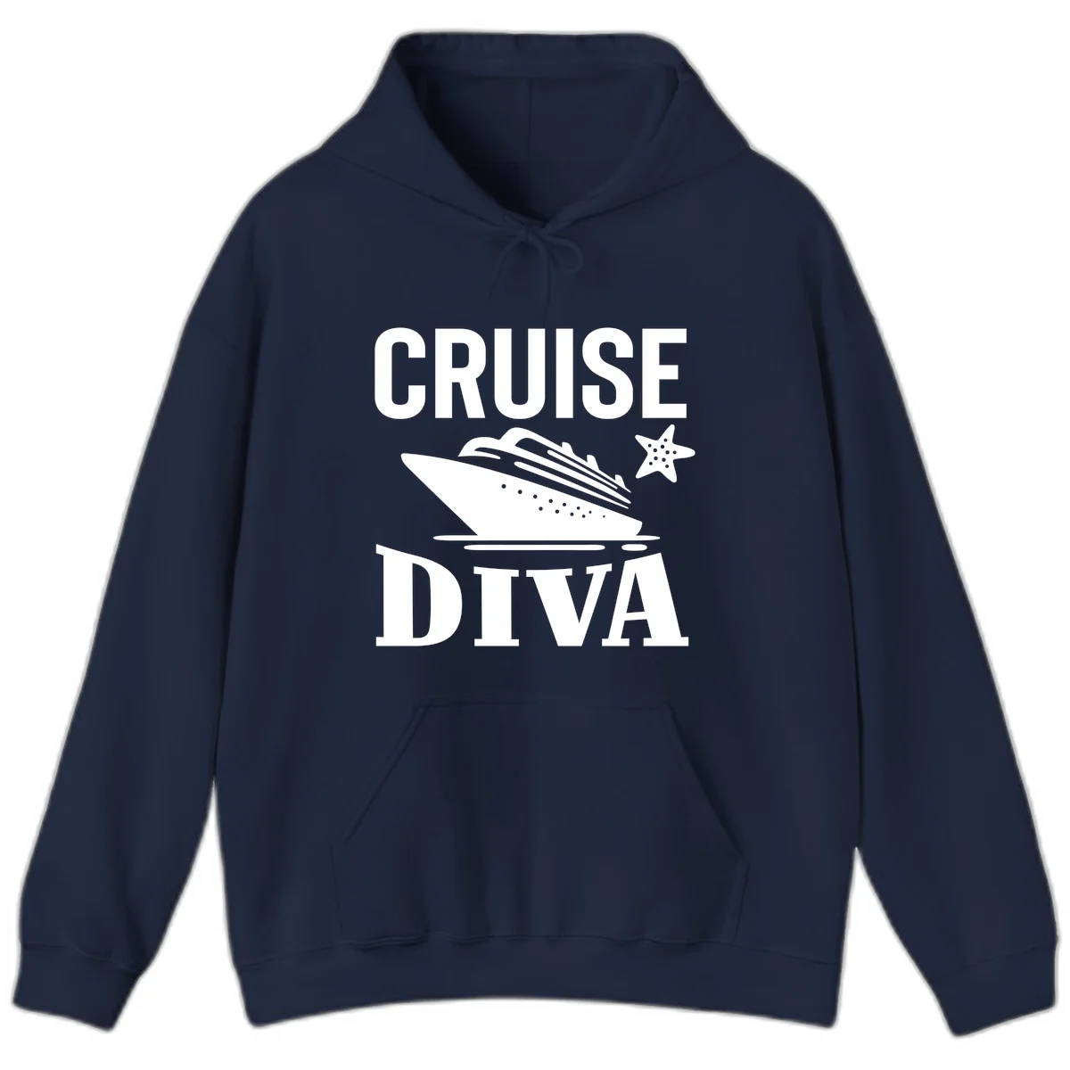 Cruise Diva Hoodie in Navy
