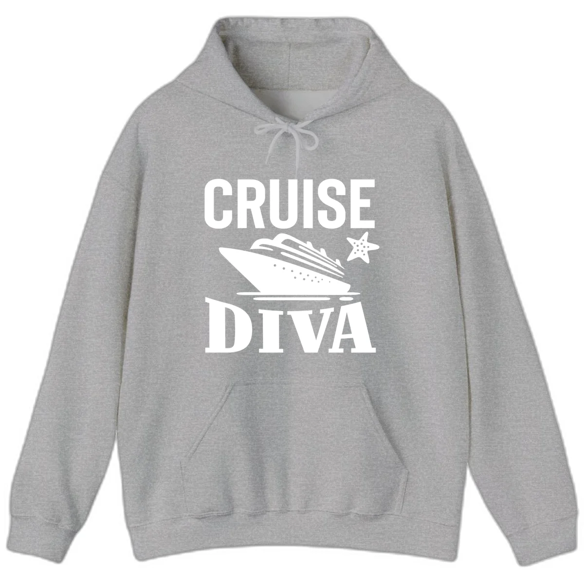 Cruise Diva Hoodie in Sport Grey