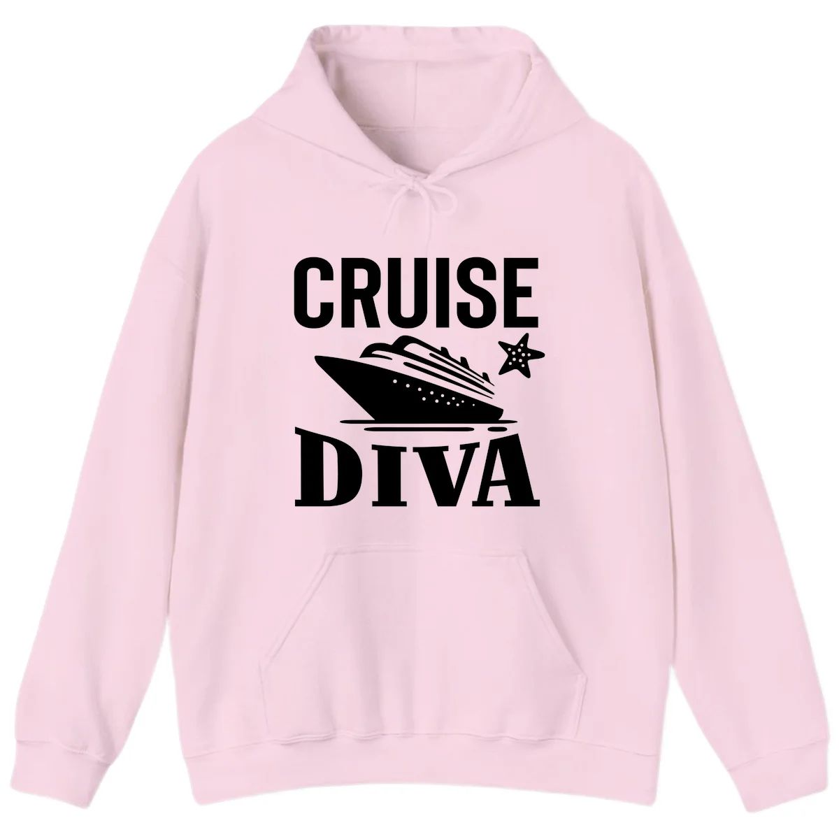 Cruise Diva Hoodie in Light Pink