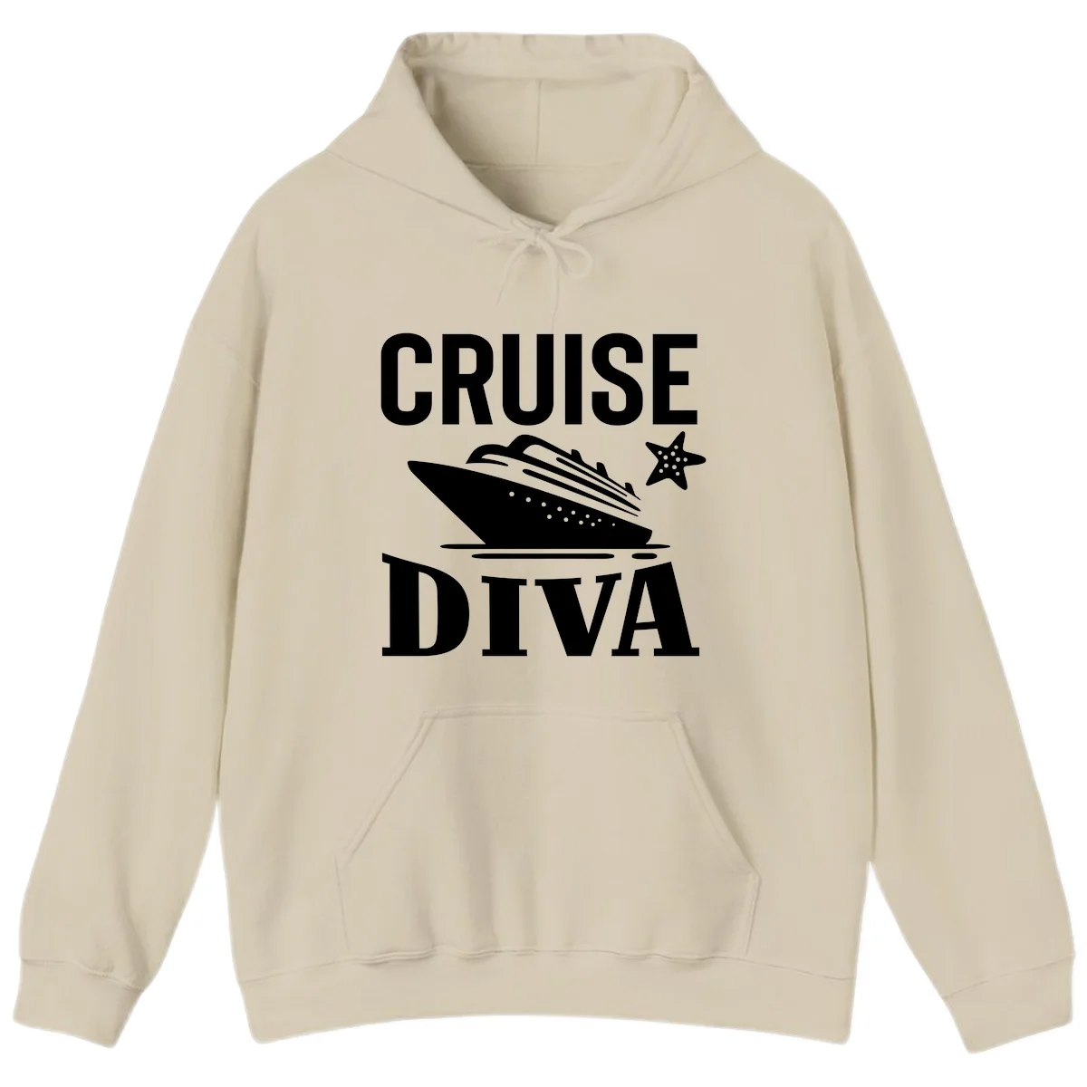 Cruise Diva Hoodie in Sand