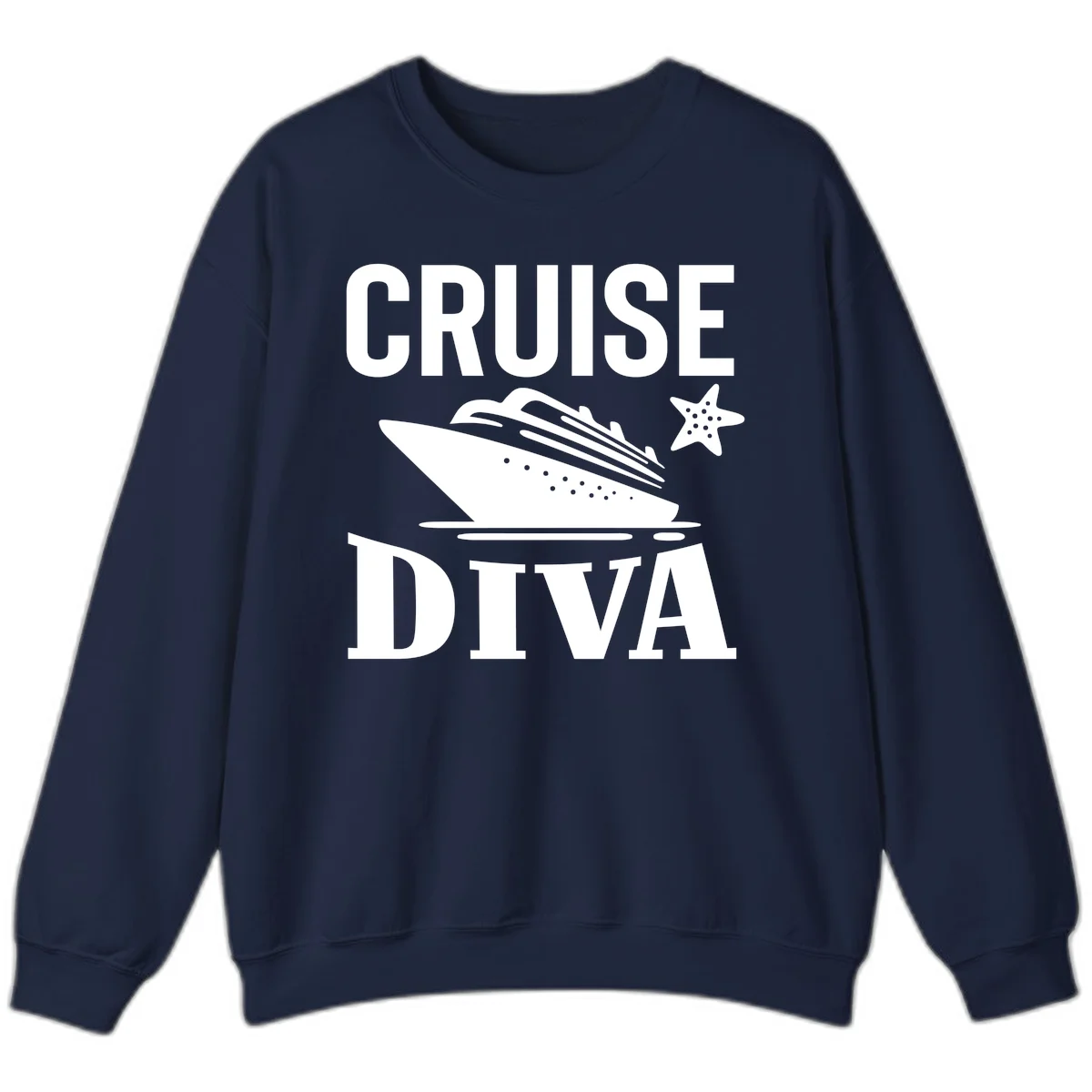 Cruise Diva Sweatshirt in Navy