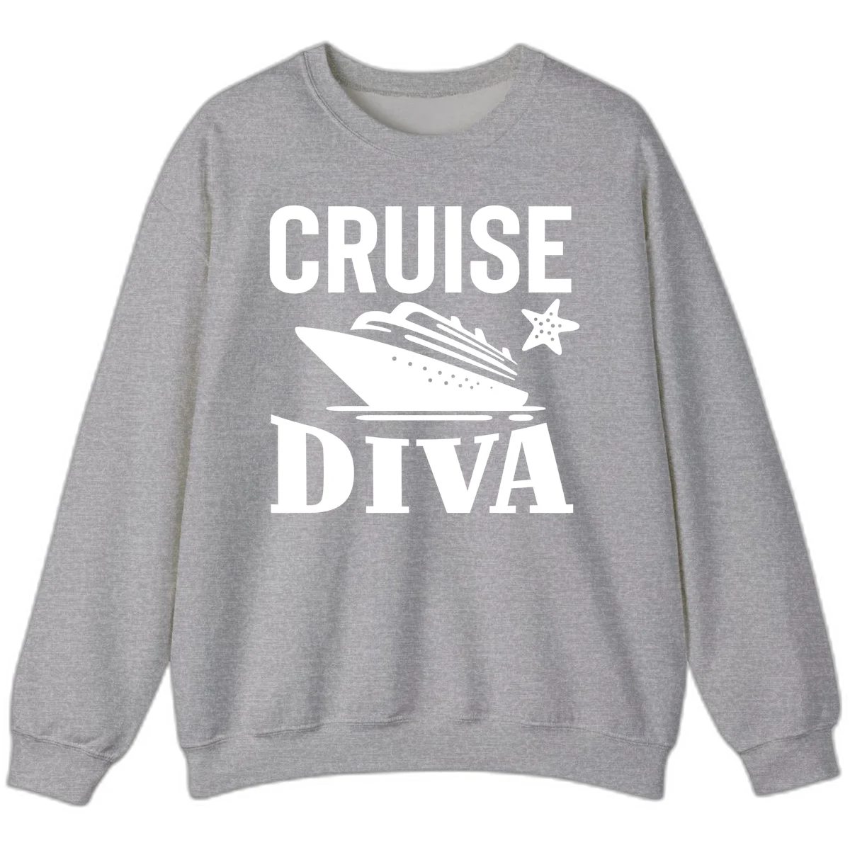 Cruise Diva Sweatshirt in Sport Grey