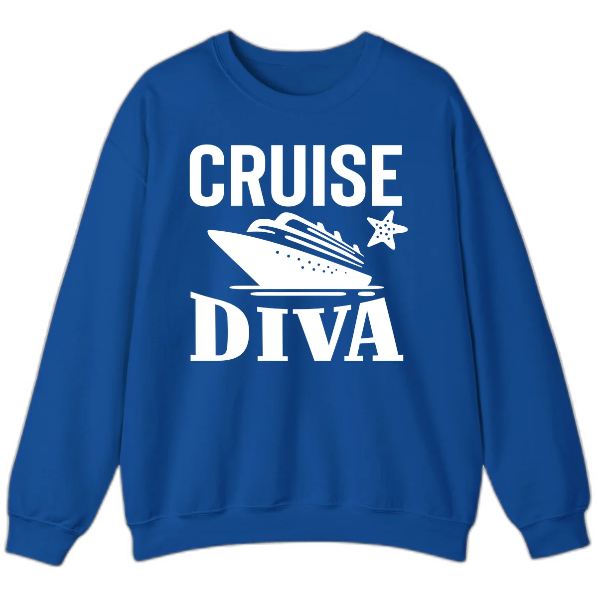 Cruise Diva Sweatshirt in Royal