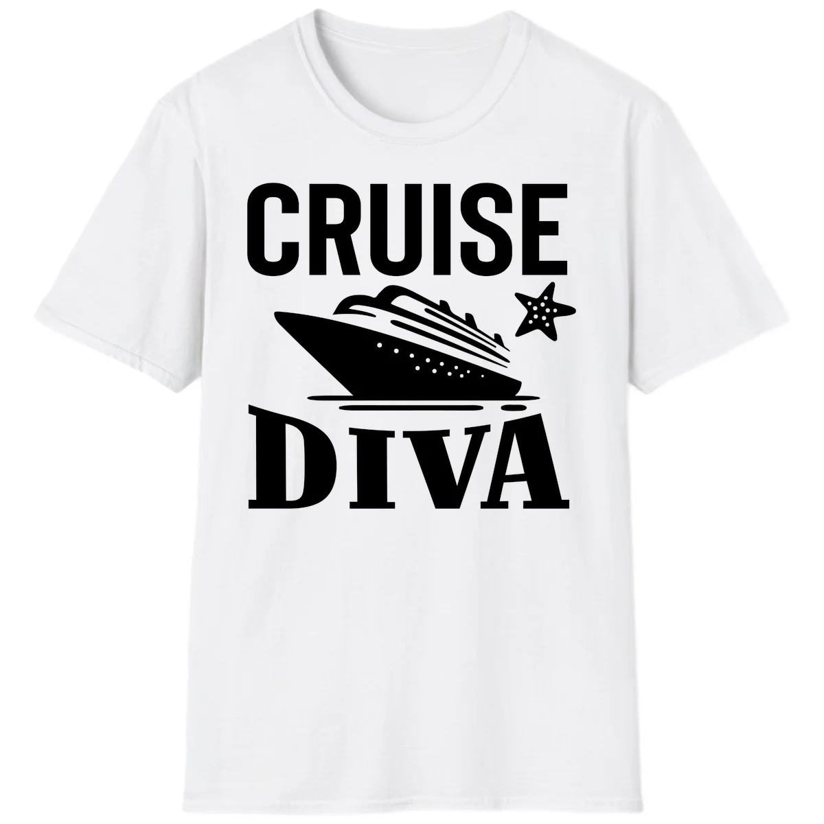 Cruise Diva T-Shirt in White