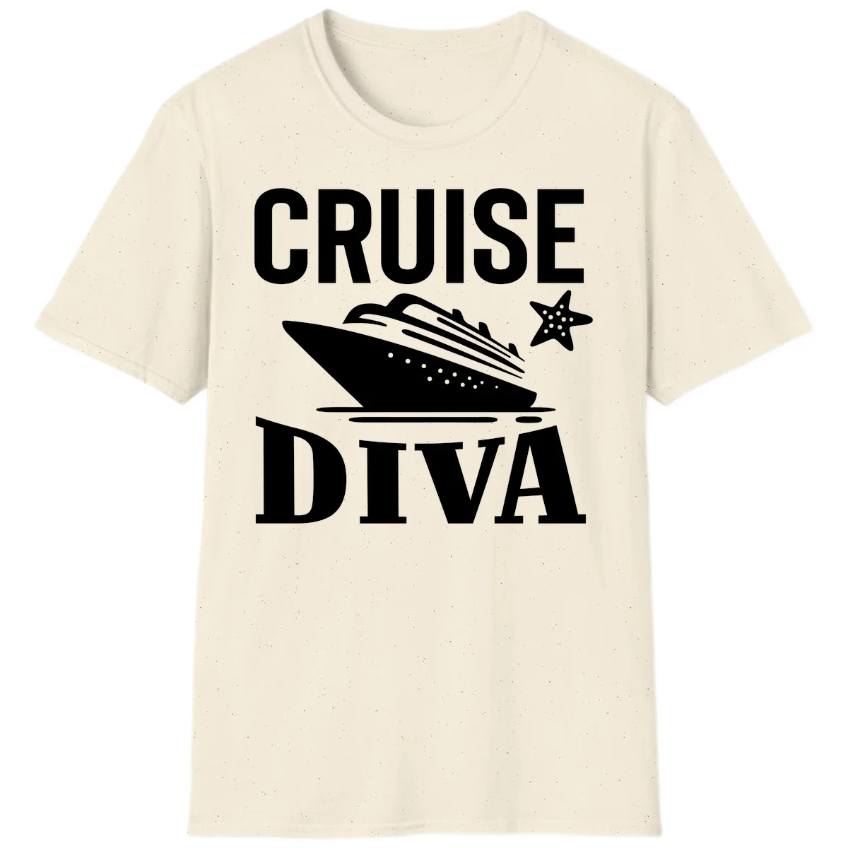 Cruise Diva T-Shirt in Natural